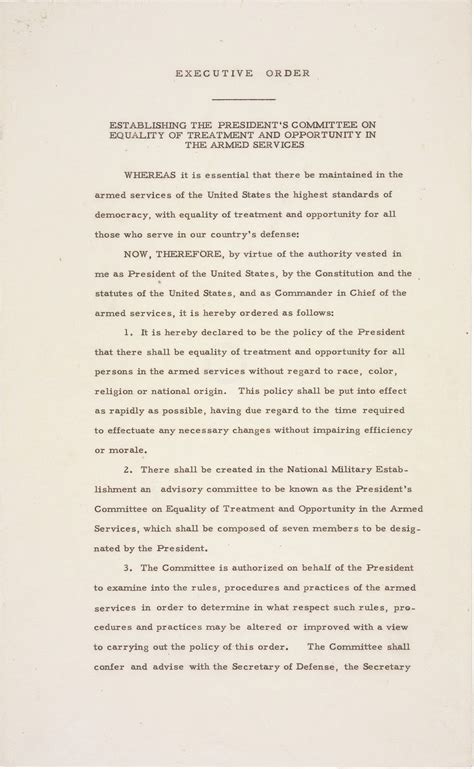 Executive Order .